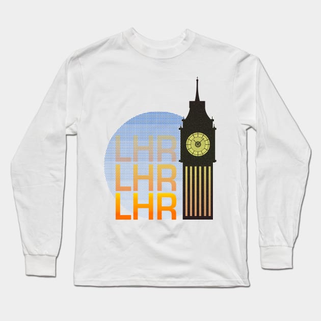 London LHR Long Sleeve T-Shirt by scoffin